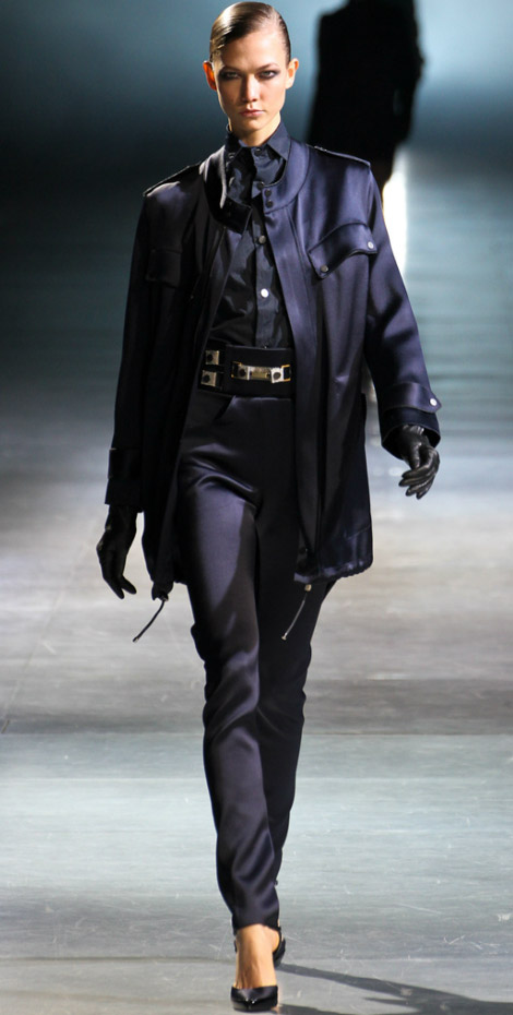 Karlie Kloss Back For Anthony Vaccarello Fall 2012 Collection