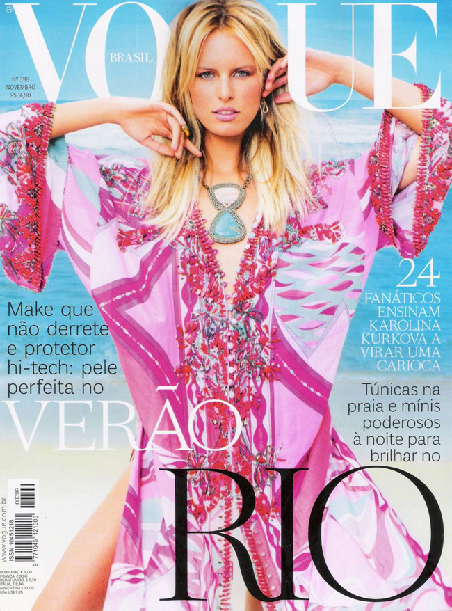 Karolina Kurkova Vogue Brasil November 2011 cover