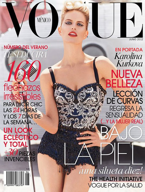 Karolina Kurkova’s Outstanding Vogue Mexico June 2012 Cover