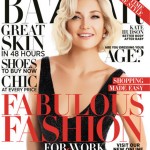 Kate Hudson Harper s Bazaar October 2012 cover