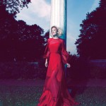 Kate Hudson red Valentino dress Harper s Bazaar