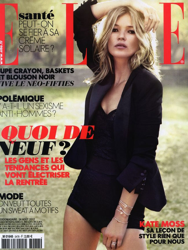 Kate Moss Elle France cover
