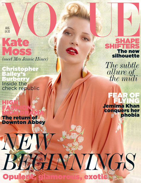 Kate Moss Does Vogue UK August 2011