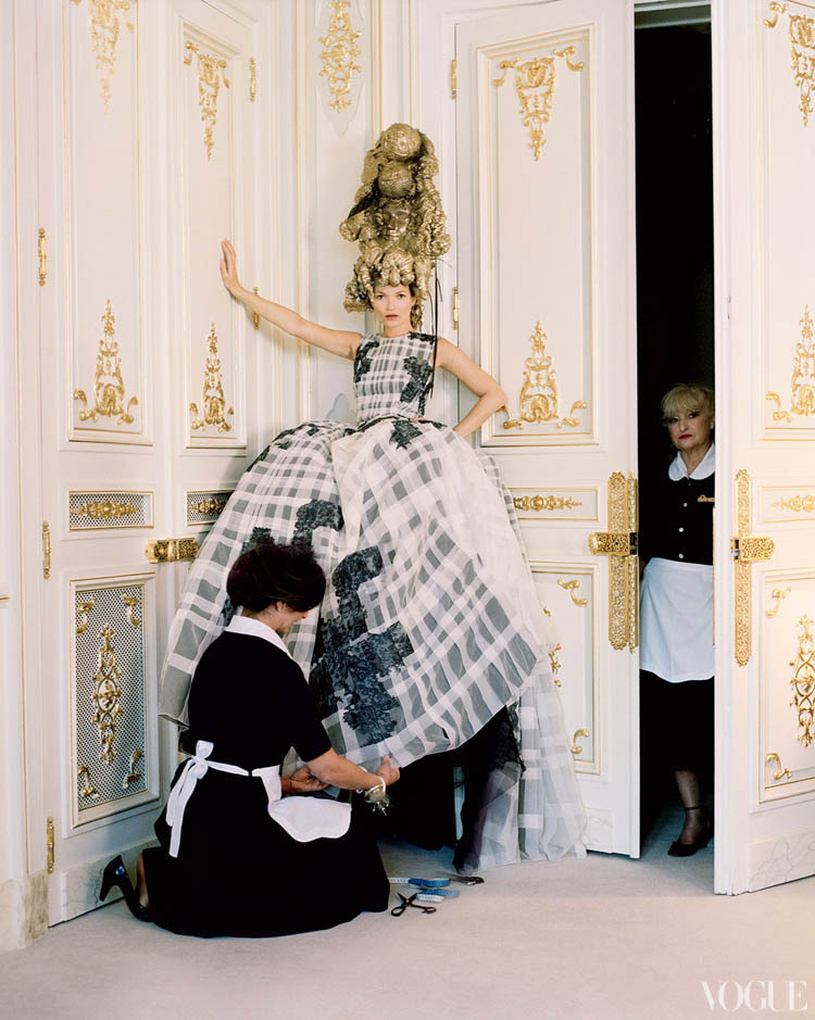 Kate Moss Photographed By Tim Walker At The Ritz For Vogue