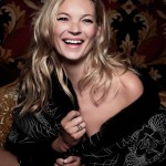 Kate Moss laughs in Madame Figaro pictorial