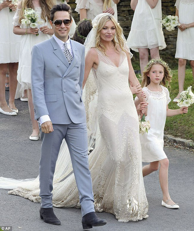 Kate Moss and her Vintage Wedding