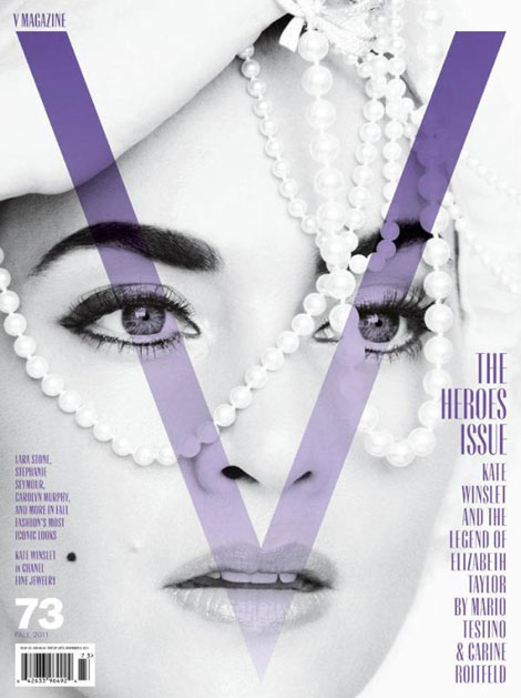 Kate Winslet V Magazine Fall 2011 cover styled by Carine Roitfeld