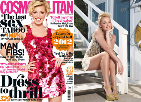 Katherine Heigl Cosmopolitan UK cover January 2012