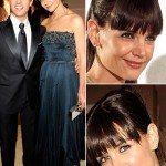 Katie Holmes new haircut Oscars VF Afterparty with Tom Cruise