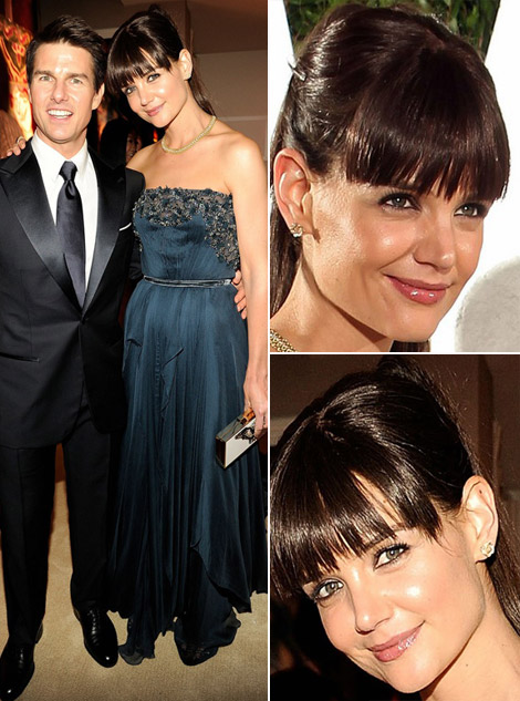 Katie Holmes New Haircut For Oscars After Party