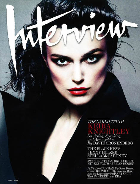 Keira Knightley Interview April 2012 cover