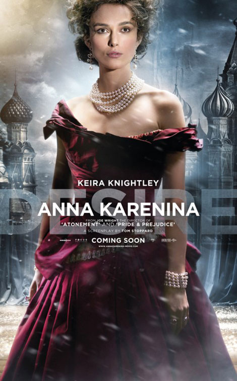 Keira Knightley as Anna Karenina poster