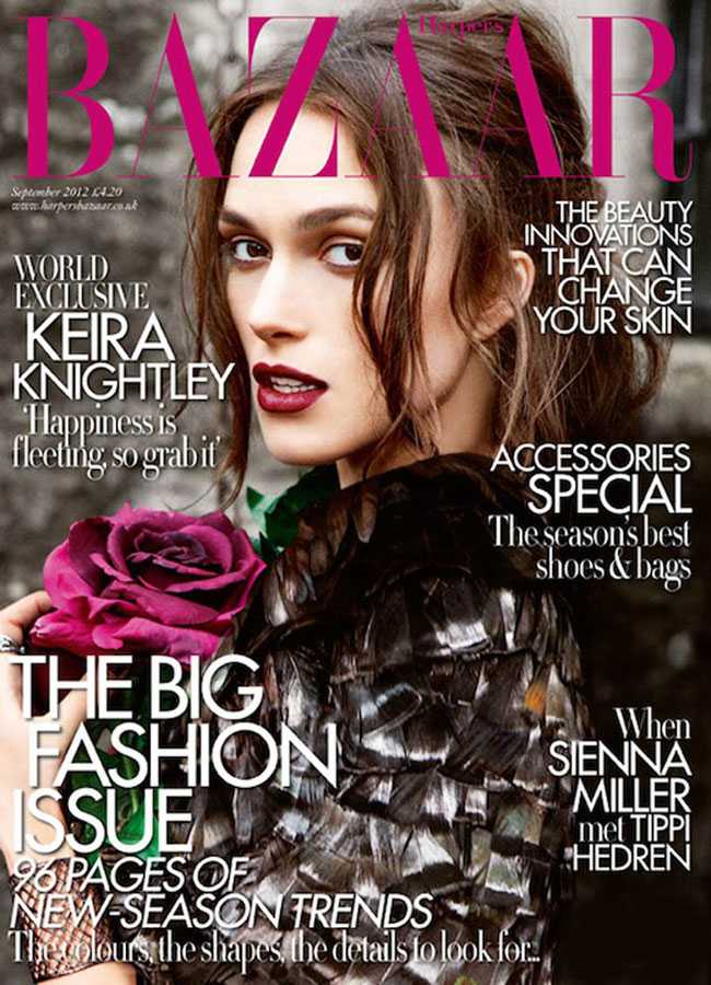 Keira Knightley’s Harper’s Bazaar UK September 2012 By Ellen Von Unwerth
