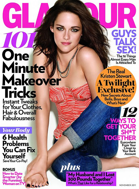 Kristen Stewart Glamour November 2011 cover