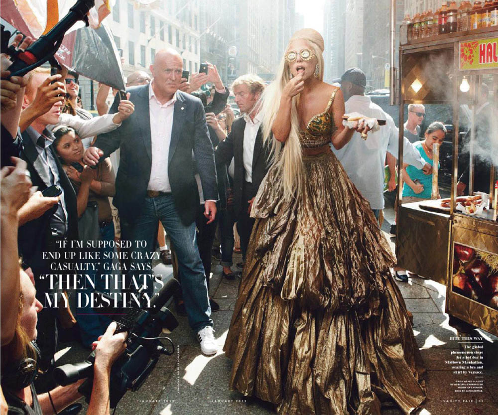 Lady Gaga Does Vanity Fair And Elle UK January 2012