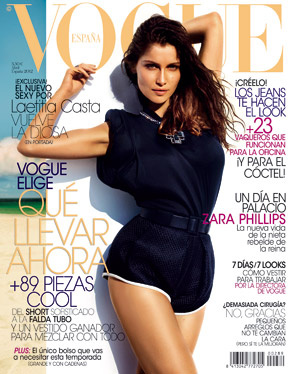 Laetitia Casta Vogue Spain April 2012 cover