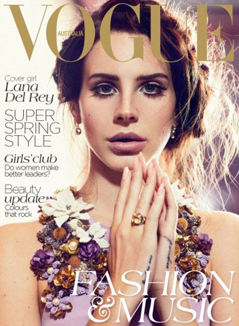 Lana Del Rey covers Vogue Australia October 2012
