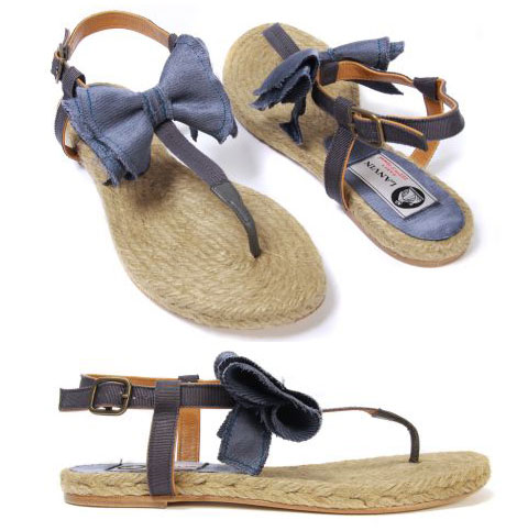 Lanvin bow Flip Flop sandals