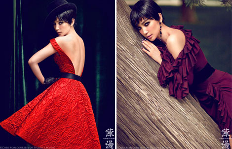 Li Bing Bing Is A Lady In Red For Vogue China October 2012