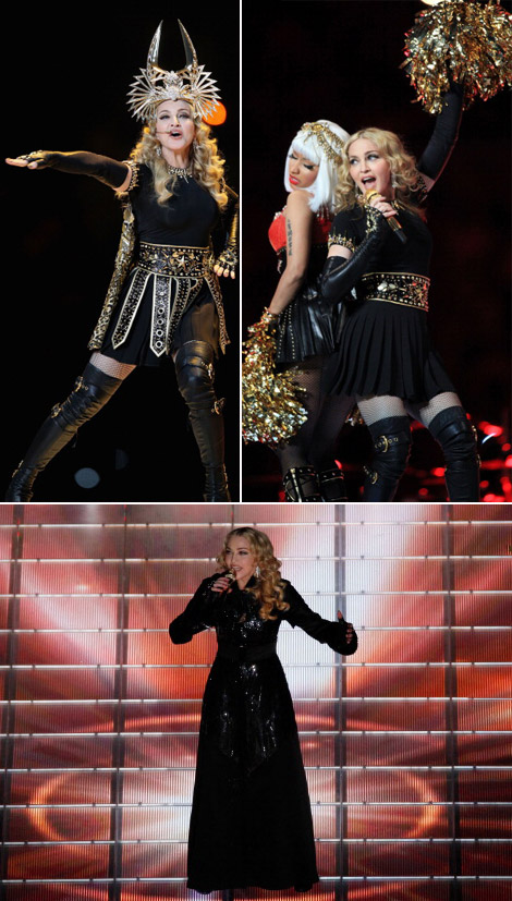 Madonna s outfits for Super Bowl halftime performance