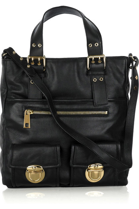 Marc Jacobs Stella black leather tote
