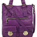 Marc Jacobs Stella purple leather tote