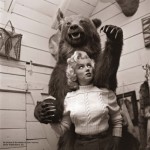 Marilyn Monroe with bear