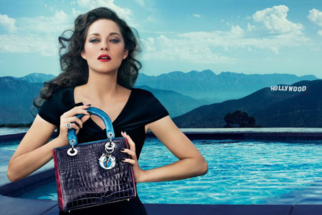 Marion Cotillard Lady Dior Hollywood ads