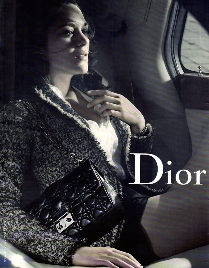 Marion Cotillard Miss Dior bags fall 2011 campaign