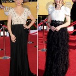 Maya Rudolph Naeem Khan Emilia Clarke Chanel black and white dresses 2012 SAG Awards