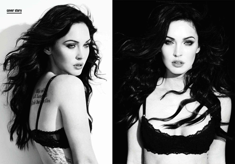 Megan Fox Is Flawless Amica September 2011