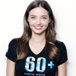 Miranda Kerr Recruiting For Yoga. For Earth Hour Challenge