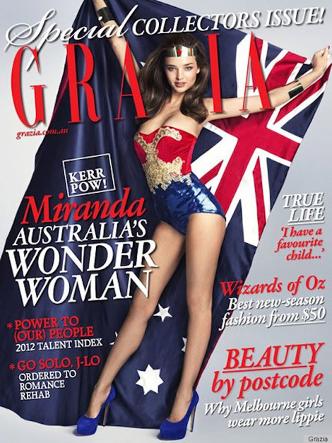 Wonder Miranda Kerr On Australia’s Grazia Cover