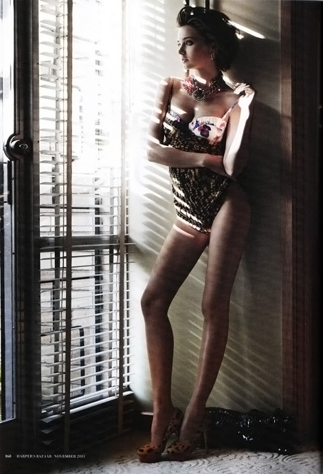 Miranda Kerr’s Harper’s Bazaar Australia November 2011