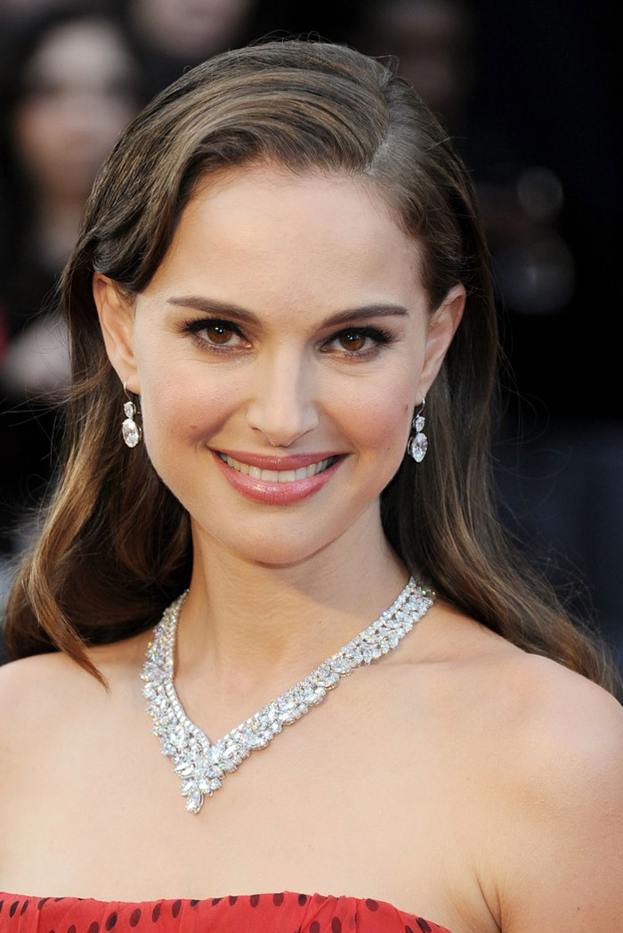 Natalie Portman makeup 2012 Oscars Red Carpet