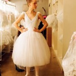 Natalie Portman white Rodarte dress Black Swan backstage