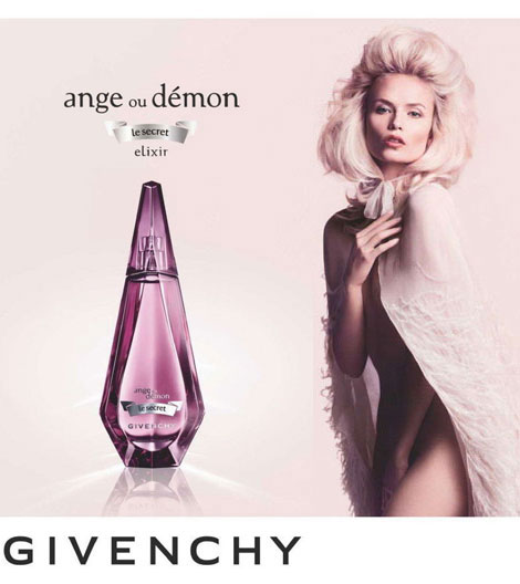 Natasha Poly Givenchy Ange ou Demon perfume ad campaign