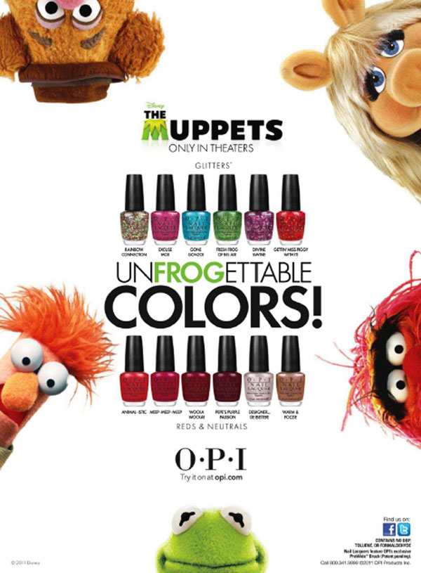 OPI Nail Polish The Muppets Collection