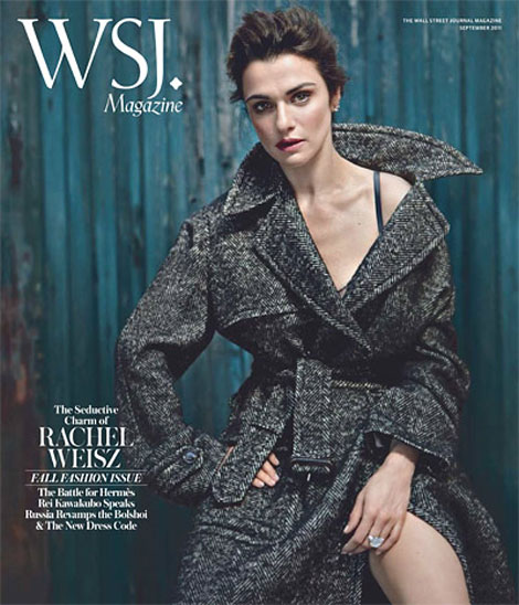 Rachel Weisz WSJ cover September 2011