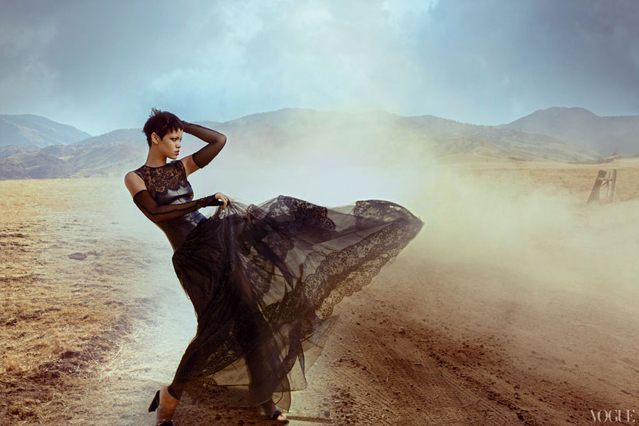 Rihanna Vogue November 2012 by Annie Leibovitz