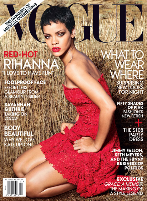 Rihanna Vogue November 2012 cover