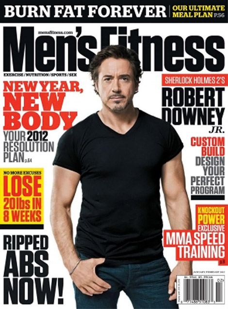 Robert Downey Jr covers Mens Fitness