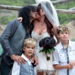 Rock n roll Summer Wedding Inspiration Slash and family