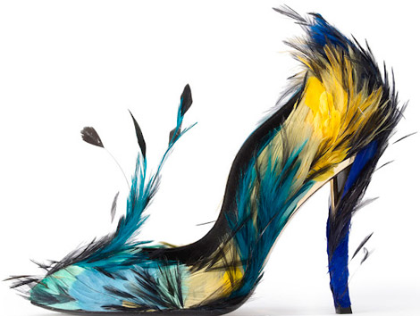 Is That A Bird? Nooo! It’s A Roger Vivier Limited Edition Feathered Shoe!