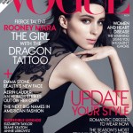 Rooney Mara Vogue November 2011 cover as Lisbeth Salander