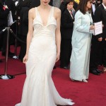 Rooney Mara in white Givenchy dress 2012 Oscars Red Carpet