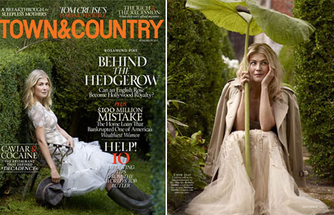 Rosamund Pike Looking Good In Jason Wu. Town & Country November 2011