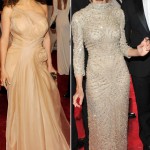 Salma Hayek Sarah Jessica Parker McQueen dresses met Ball 2011