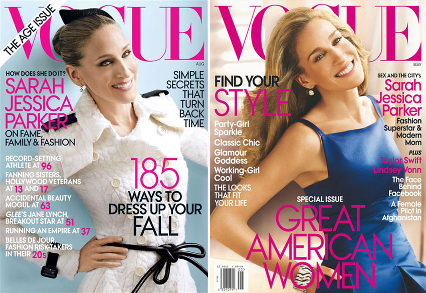 Sarah Jessica Parker similar Vogue Covers