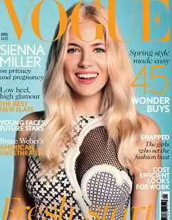 Sienna Miller Vogue UK April 2012 cover